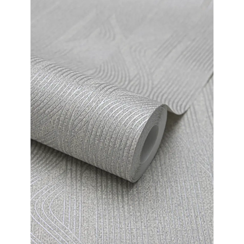 Обои флизелиновые Wallsecret Bottega светло-серые 1.06 м 8707-24 STLM-2034864 - Вид №2