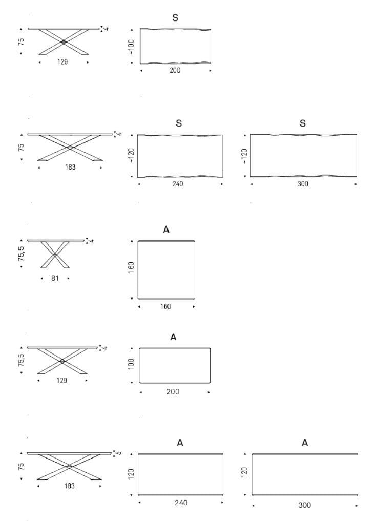 Деревянный прямоугольный стол Cattelan italia Spyder ARCH-00060908 - Вид №9