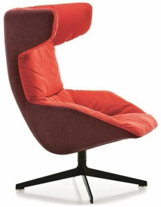 Moroso Кресло поворотное на 4-х спицах с высокой спинкой Take a line for a walk