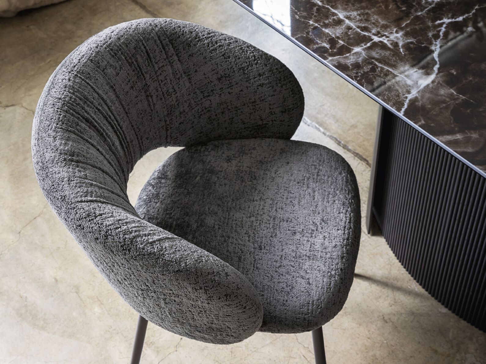 Мягкий стул из ткани Calligaris ANIME ARCH-00145430 - Вид №4