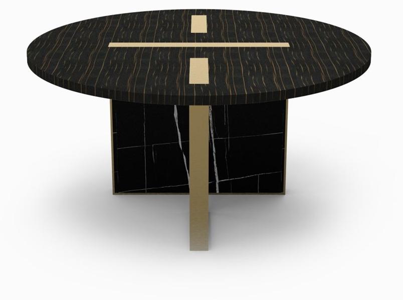 MARIONI Круглый обеденный стол из дерева Tyron 02846 - Вид №2