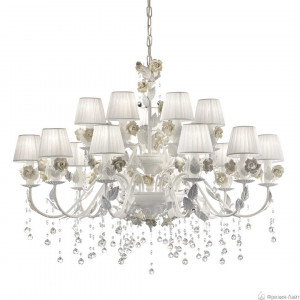 Masiero CERAMIC GARDEN 10+5 V95 большая люстра подвесная