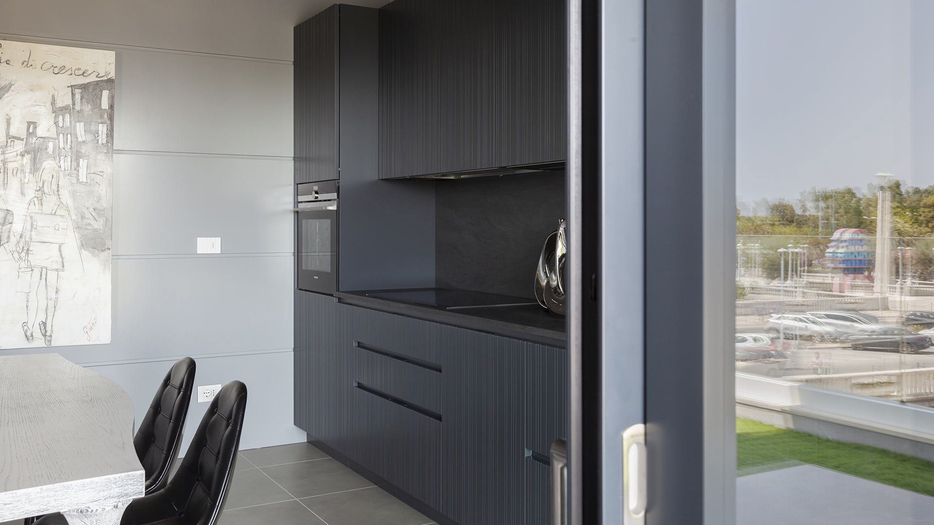 Линейная кухня на заказ TM Italia Cucine ARCH-00095818 - Вид №1