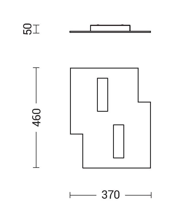 Алюминиевый светодиодный потолочный светильник Rossini Illuminazione Ponyo ARCH-00048823 - Вид №2