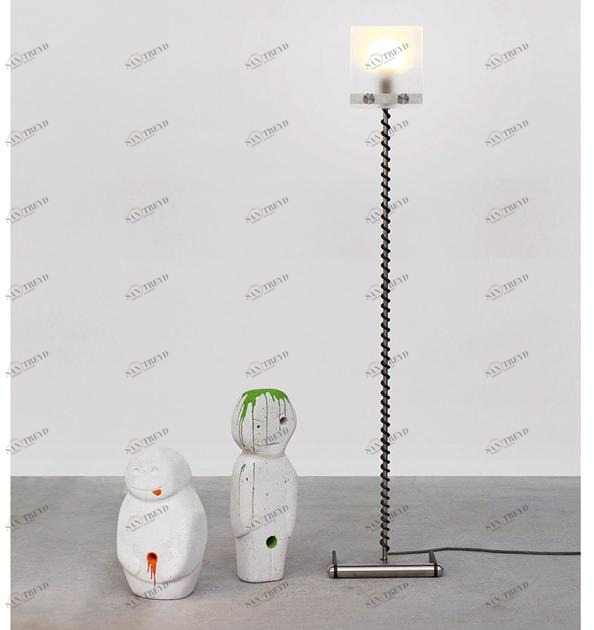 Wissmann raumobjekte Торшер из стали и стекла  568 