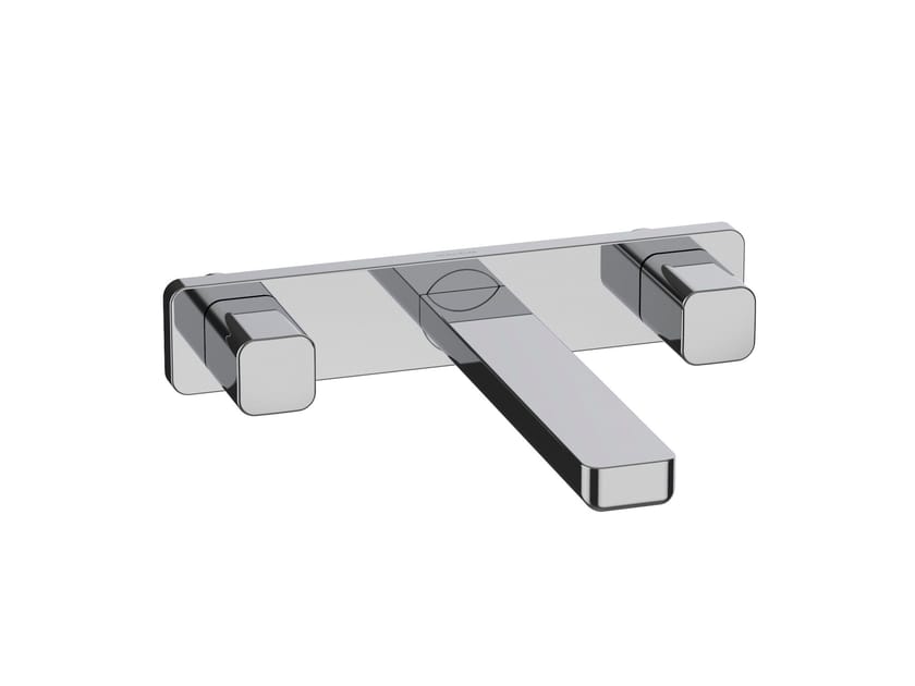 Настенный смеситель для раковины с 3 отверстиями GUGLIELMI RUBINETTERIE GX ARCH-00114567