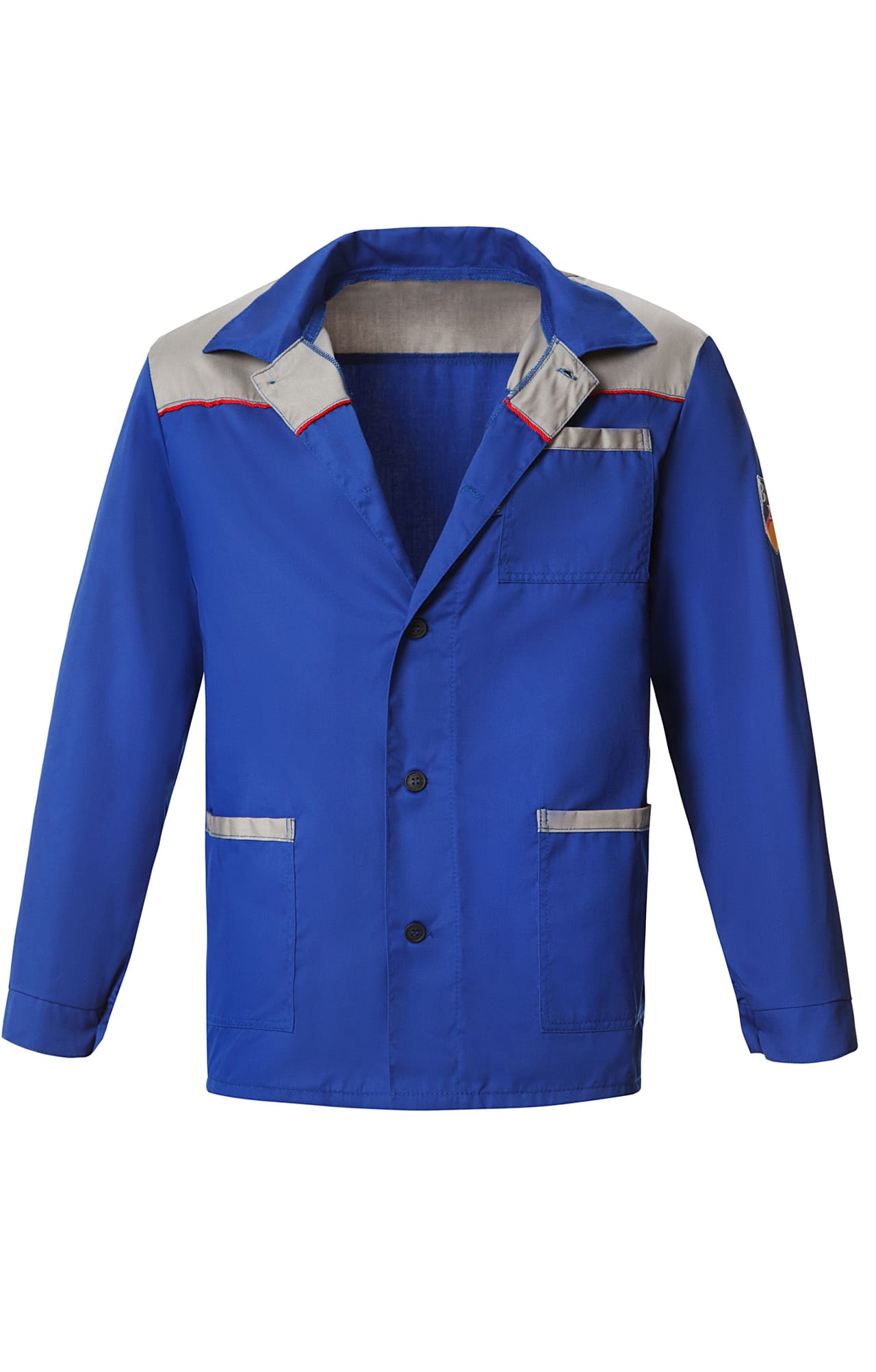 65400 Костюм "Труд" василек-серый  Летняя спецодежда  размер 60-62/170-176  - Вид №3