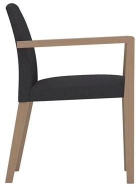 Andreu World Стул с обивкой и подлокотниками Cloé So7017 CLOE - Вид №2