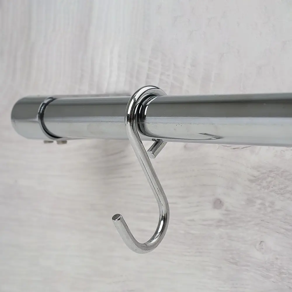 Комплект крючков для рейлинга Lemax 3x2x6 см металл цвет хром 5 шт STLM-2160740 - Вид №2