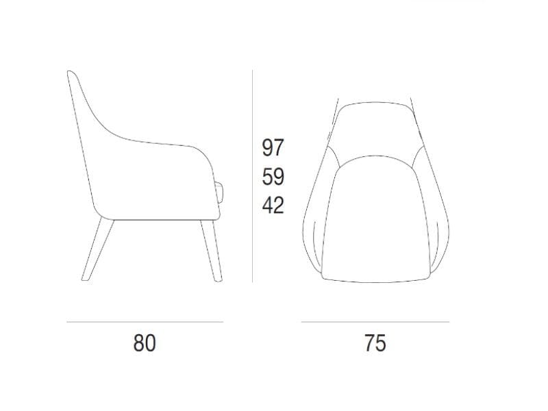 Кресло Pacini & Cappellini SPRING ARCH-00023784 - Вид №2