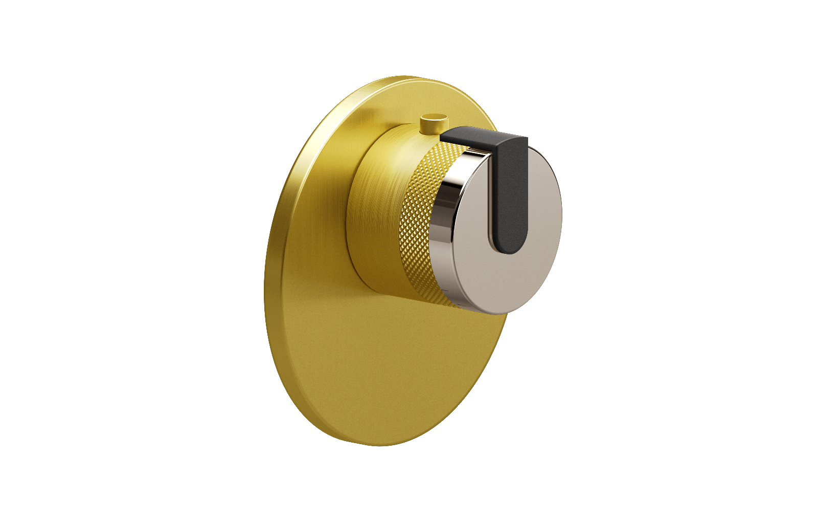 E-8027-R1PNE-L1BK-BB-T Термостатический переключатель 3/4-Внешняя часть GRAFF MOD+