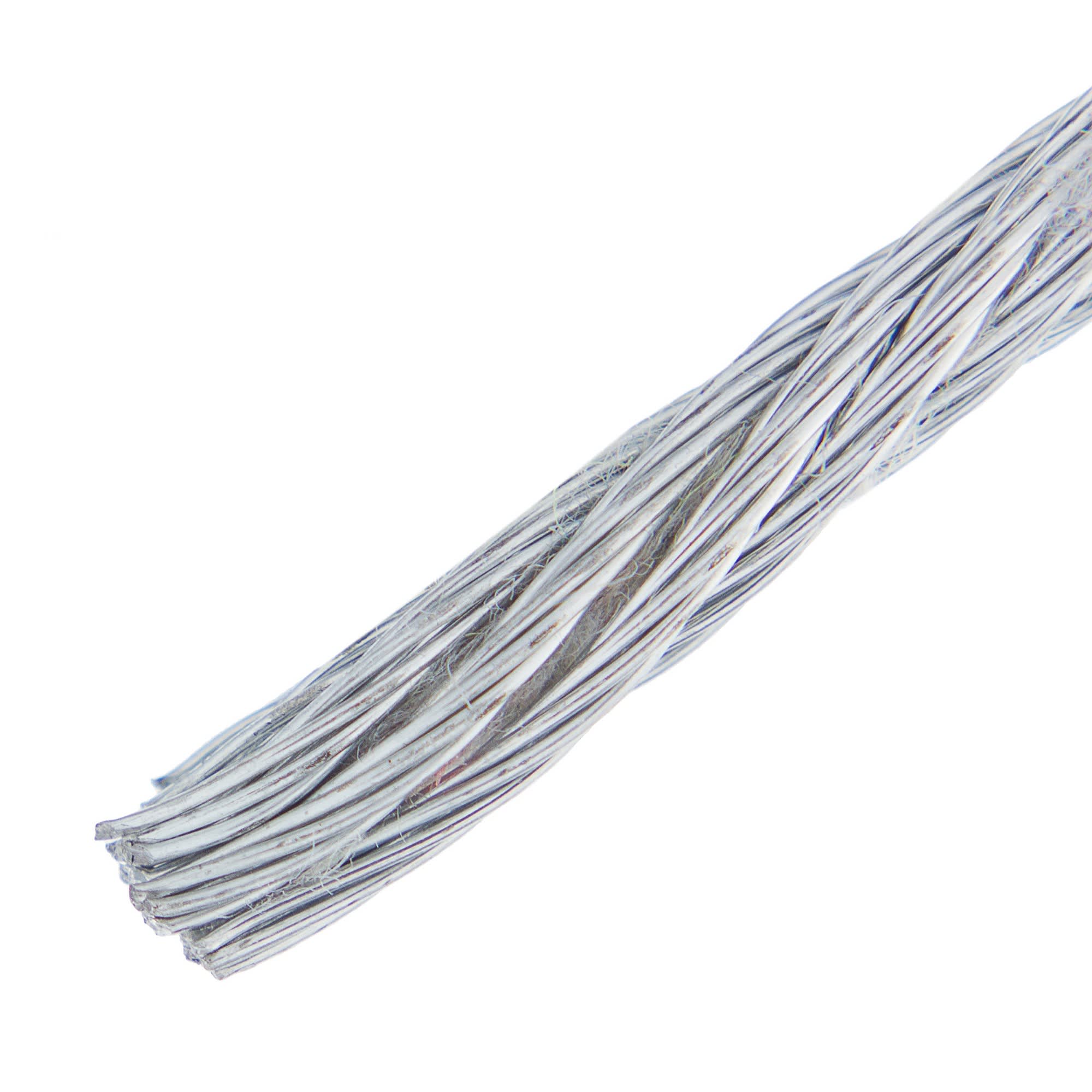 15956072 Трос стальной DIN 3055 3 мм 10 м, цвет цинк Santreyd 