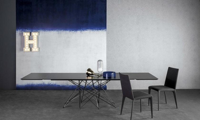 Bonaldo Раздвижной стол из травленого стекла sun-id-1427702 - Вид №1