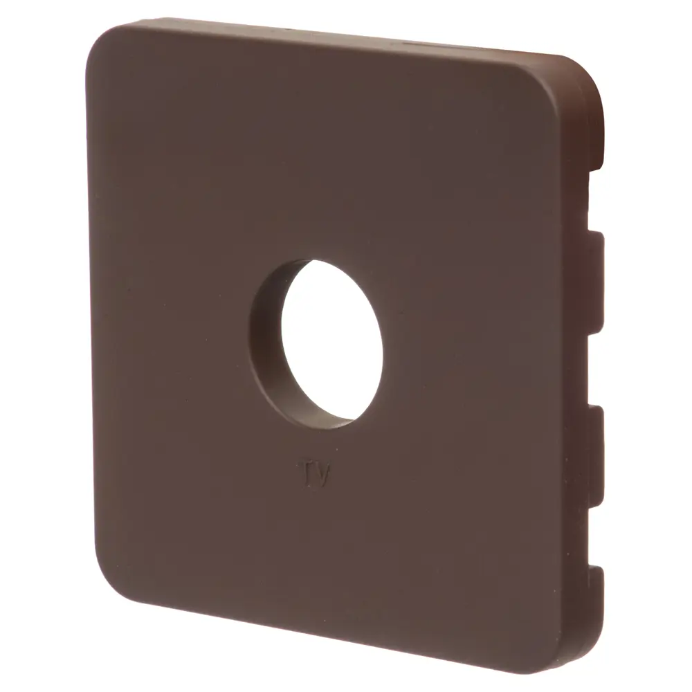 Накладка для ТВ-розетки Lexman Cosy, цвет шоколадный STLM-2080278 - Вид №1