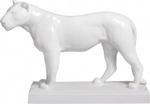 1050905 Meissen Фигурка Meissen "Львица" (Август Гаул, 1922г.) 31см, п/к Фарфор, Керамика