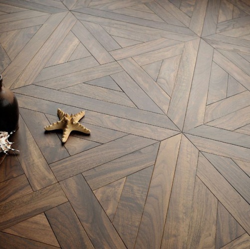 Модульный паркет Coswick Трианон Американский Классический Орех Европейский (Грецкий) Натур (Гладкая) 635х635 мм 13153761 - Вид №2