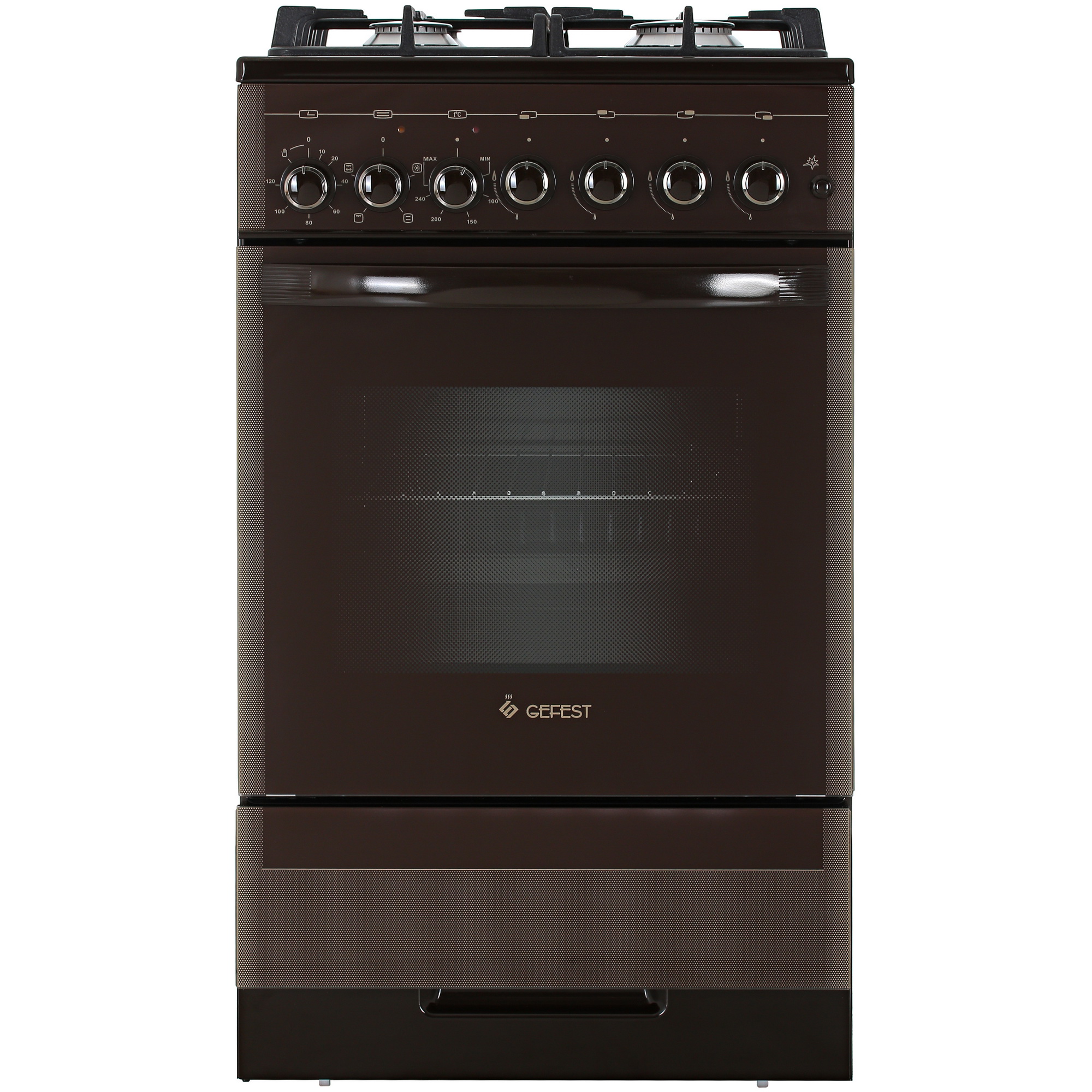 1089369 Комбинированная плита Gefest 5502-02 0045 коричневый STDN-0144472