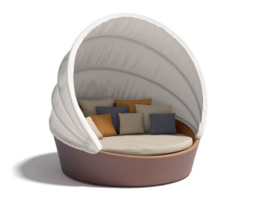 Ткань иглу сад диван с колесами