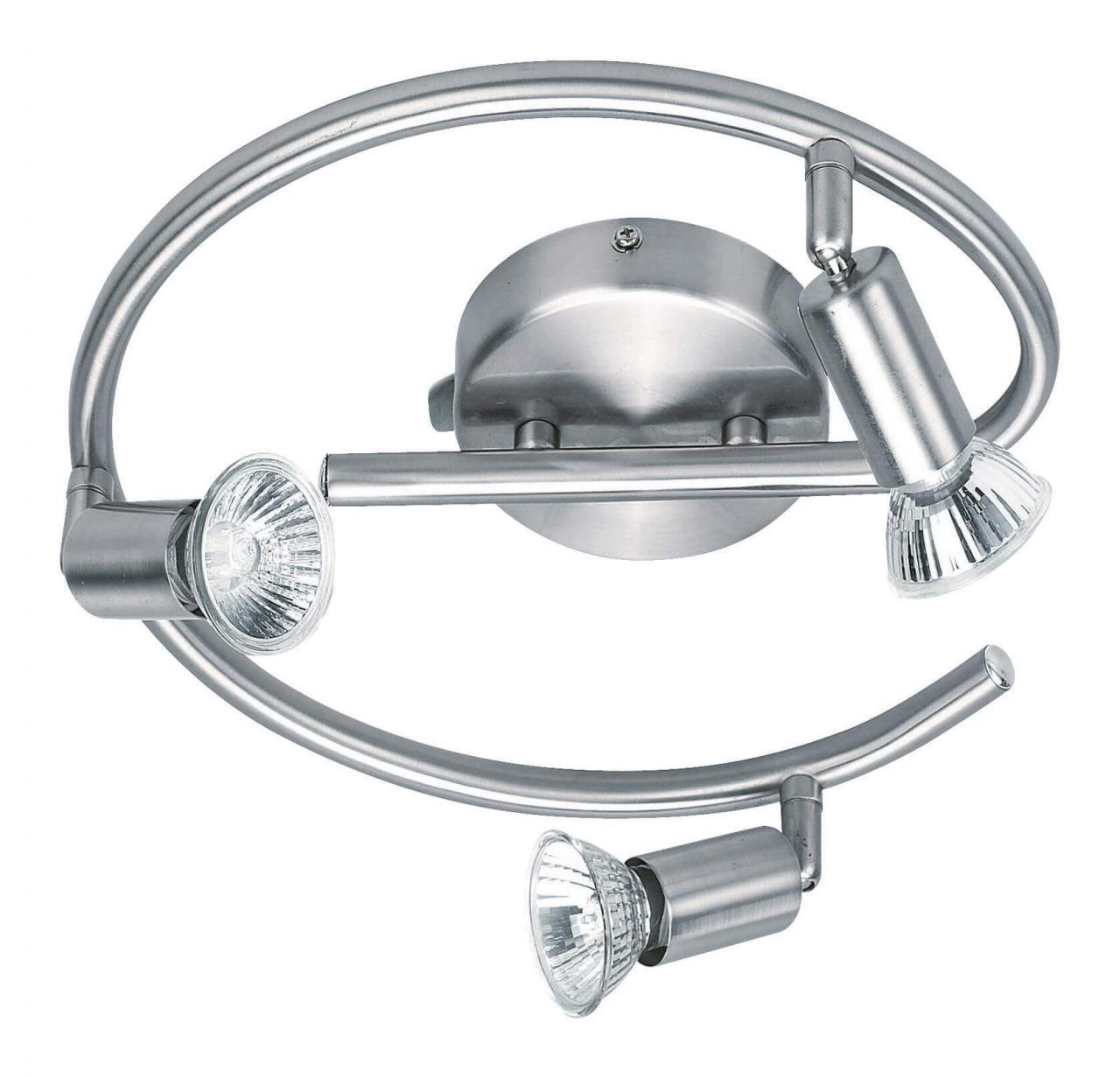 Спот потолочный серебристый матовый Globo Hot 5739-3 GLOBO HOT 00-3923785 Никель Ceramica Globo  - Вид №1