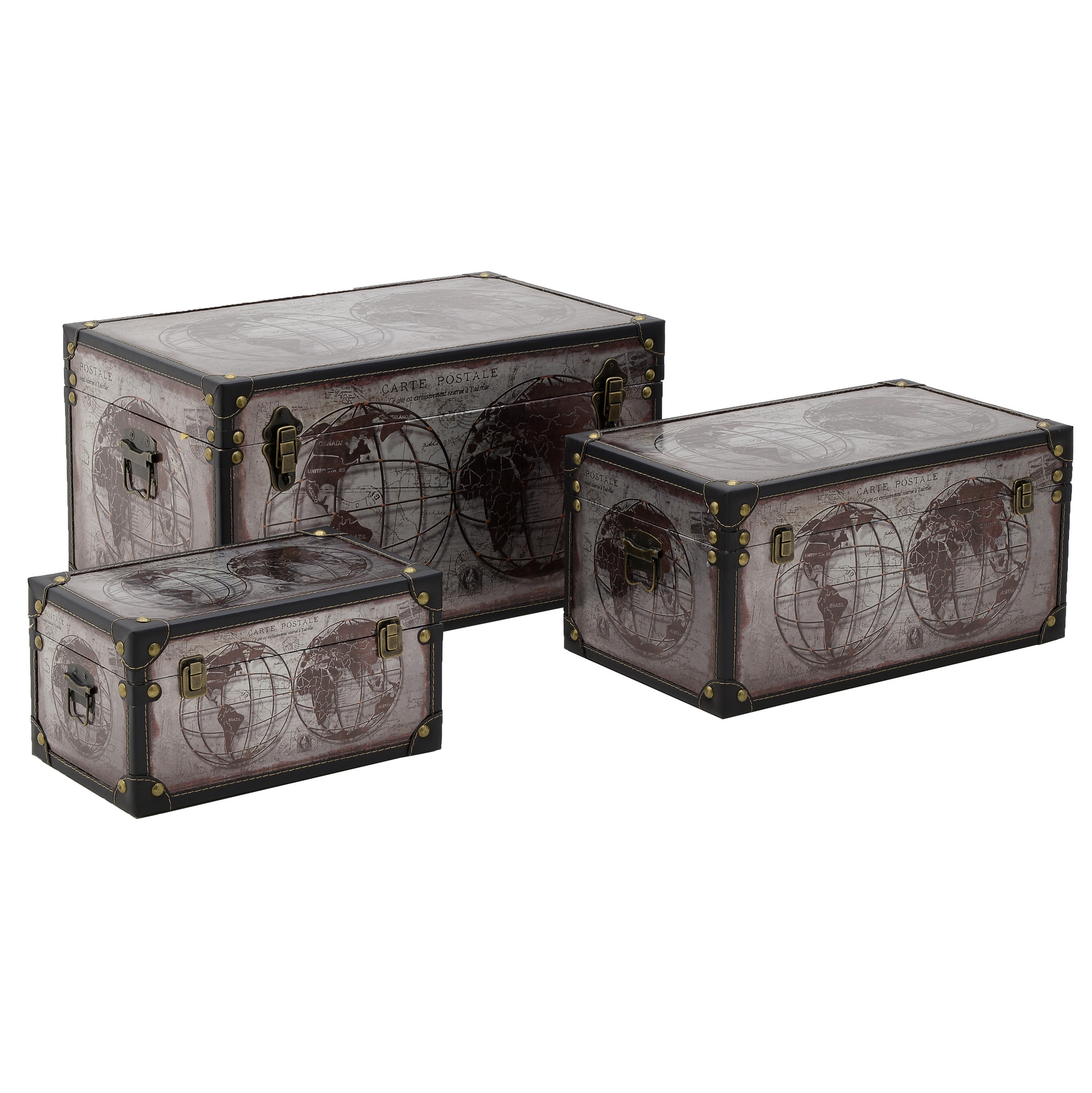 3870899.0005 Сундук, набор 3шт - 59X36X32 / 50Х32Х28 / 41Х27Х24 TO4ROOMS  - Вид №1