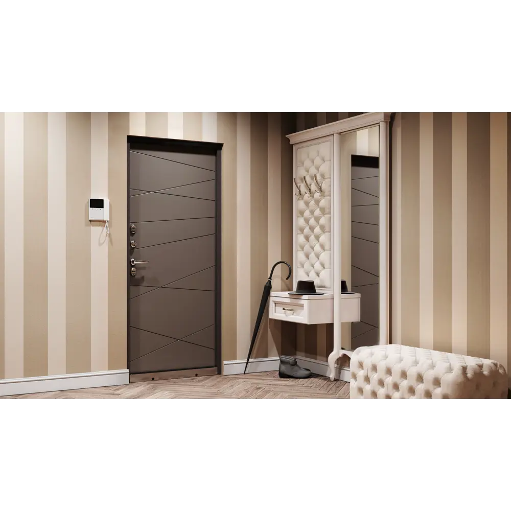 Santreyd Входная металлическая дверь с терморазрывом и МДФ-панелью 89382948 STLM-1441161 - Вид №10