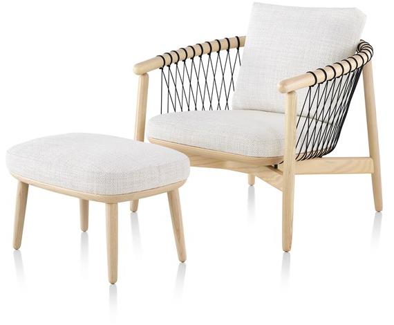 Herman Miller Подставка для ног из дерева и ткани Crosshatch sun-id-1412888 - Вид №4