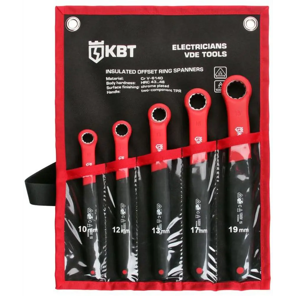 Набор ключей диэлектрических накидных KBT НИИ-07, 5 предметов КВТ STLM-2094090