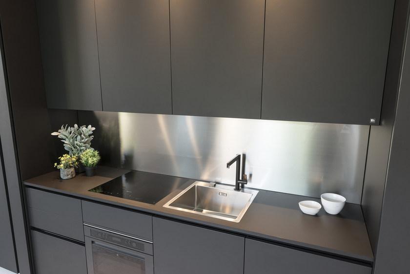 Floritelli Cucine Скрытая кухня из fenix-ntm® Ghost system sun-id-1375123 - Вид №5