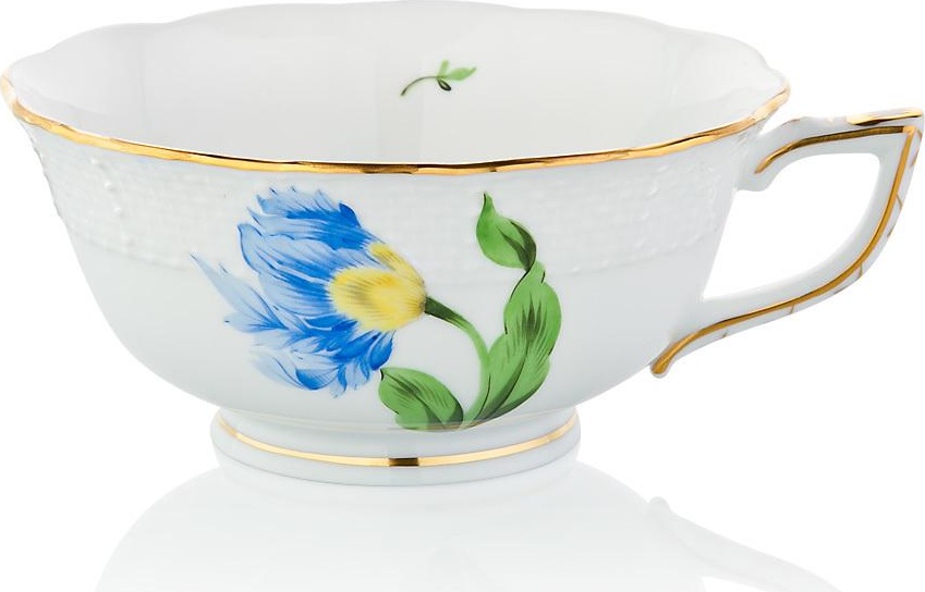 71939 Herend Чашка чайная 180мл "Китти" (синяя) Фарфор, Керамика 