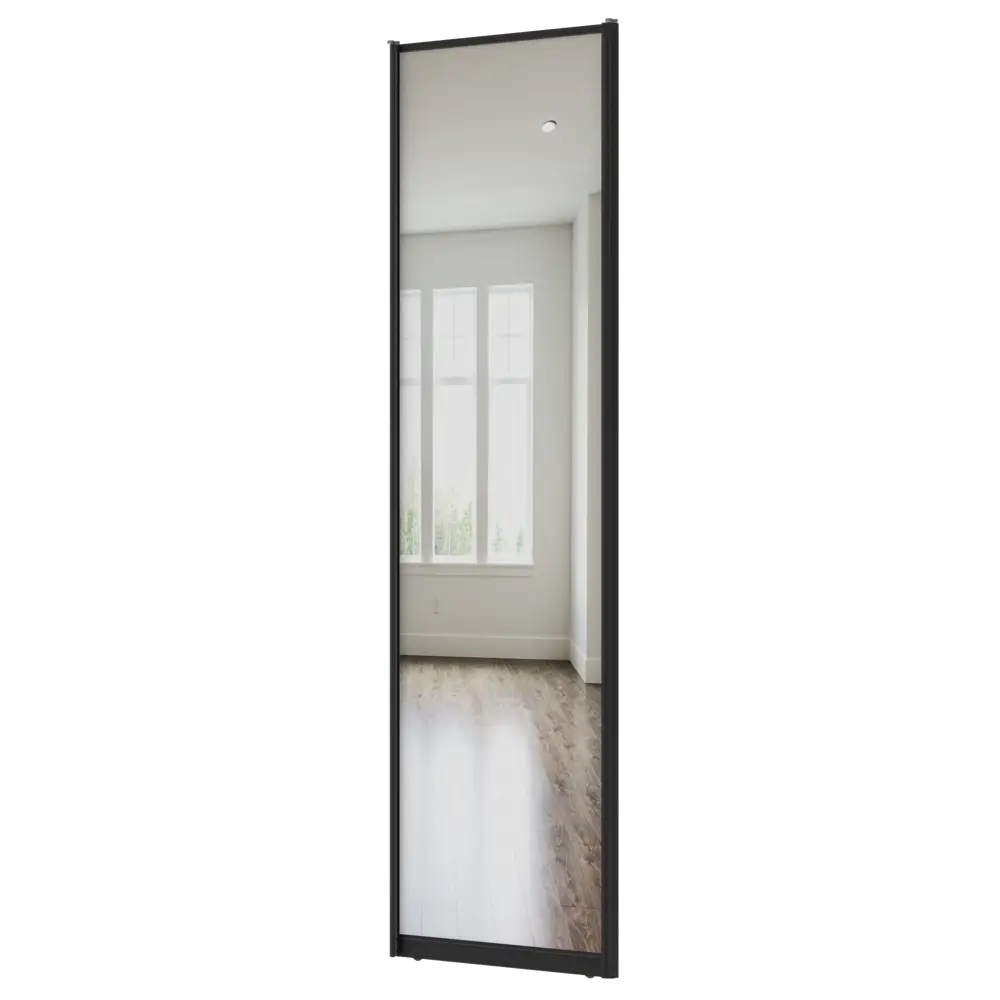 Дверь-купе KONSENSA 225.5x70.4 см с зеркалом профиль черный STLM-2020388 - Вид №2