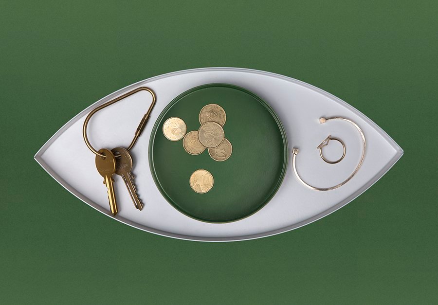 Органайзер для мелочей the eye белый-зеленый DOIY  253249 Зеленый  - Вид №4