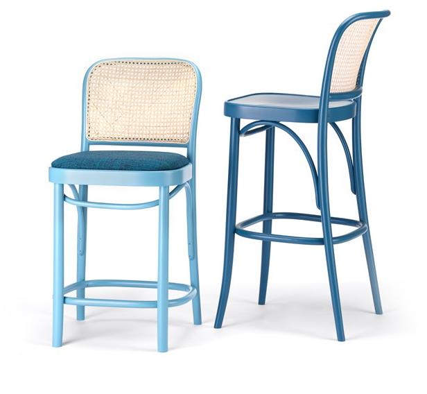 TON Высокий деревянный табурет с подставкой для ног  316 813  - Вид №3