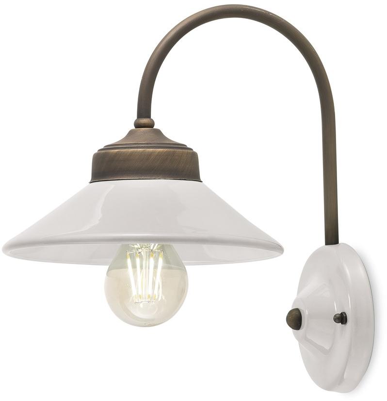 FERROLUCE Настенный керамический светильник с фиксированным кронштейном Colors C1630 - Вид №1