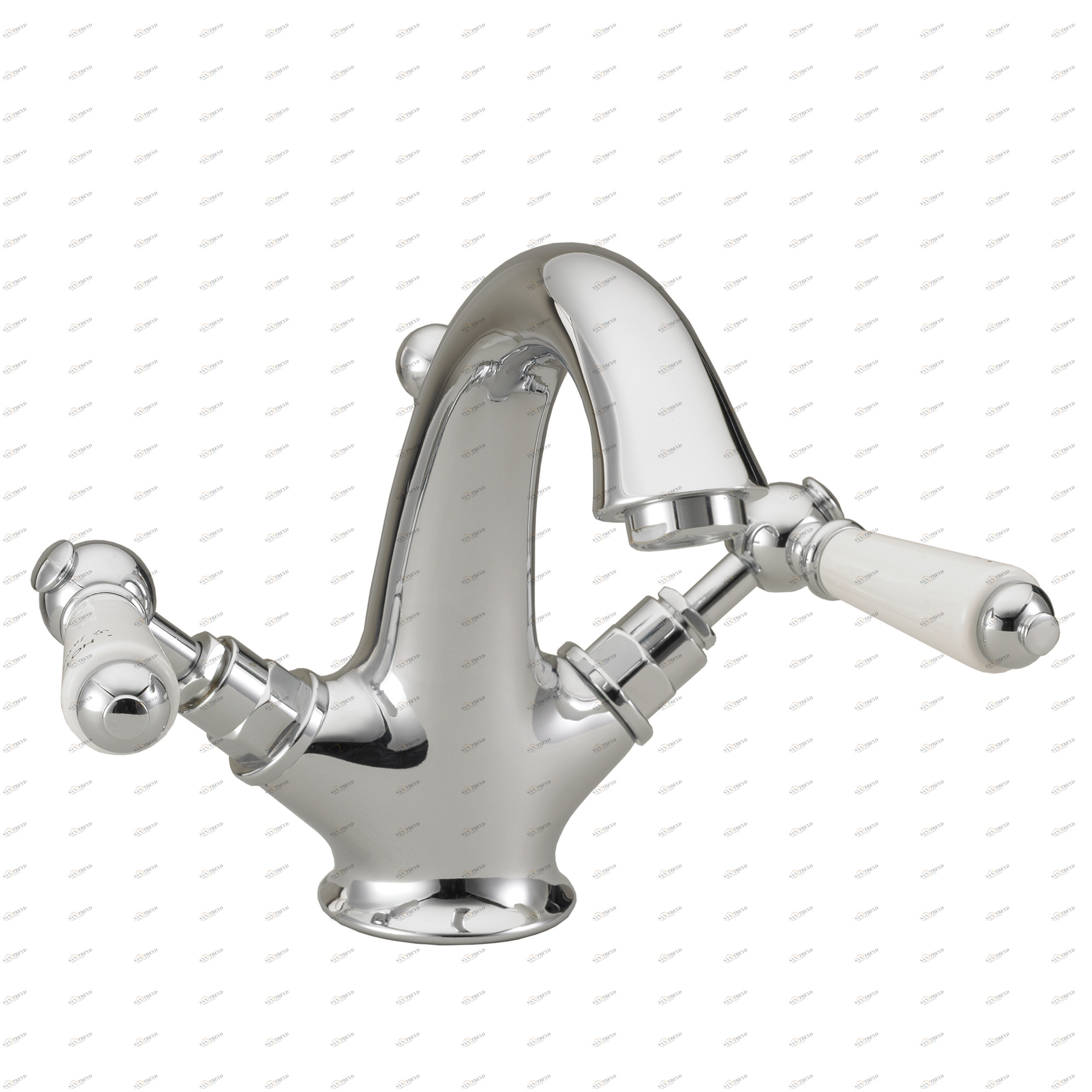 Traditional bathrooms Смеситель для раковины на 1 отверстие ASCOT Tb412.514.ag 