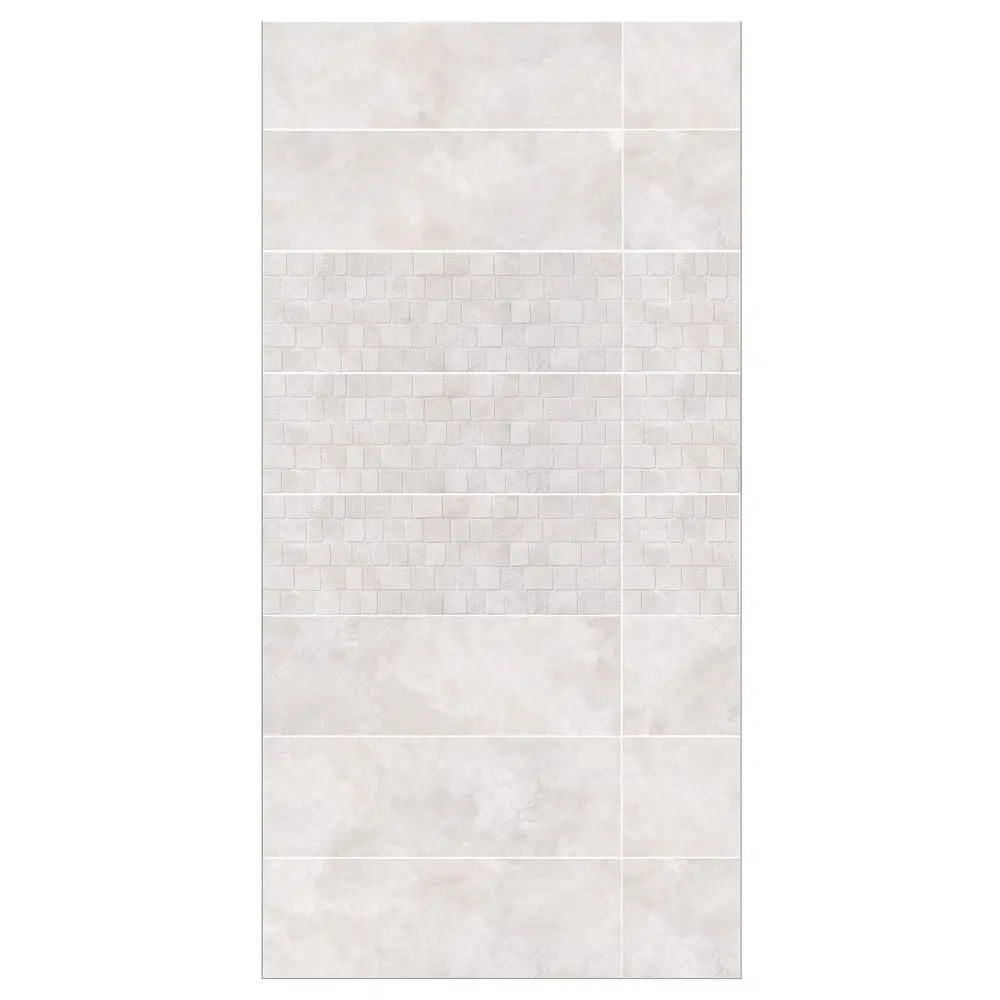 Плитка настенная Керамин Эдда 7Д рельеф 75x25 см 1.69 м² цвет белый STLM-2008508 - Вид №6