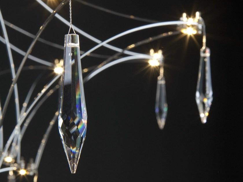 Quasar Подвесной светильник из никеля с кристаллами swarovski® sun-id-1416572 - Вид №2