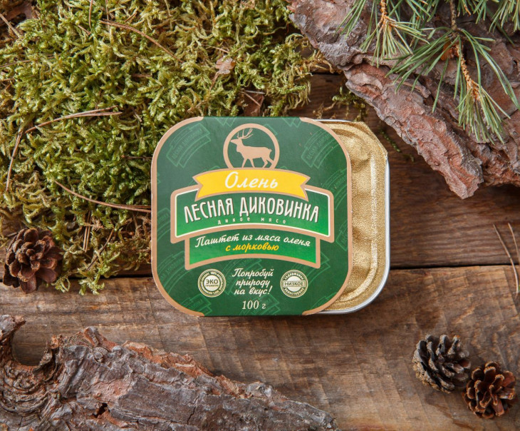 3333 Паштет из мяса оленя с морковью (ламистер) Вкусляндия 