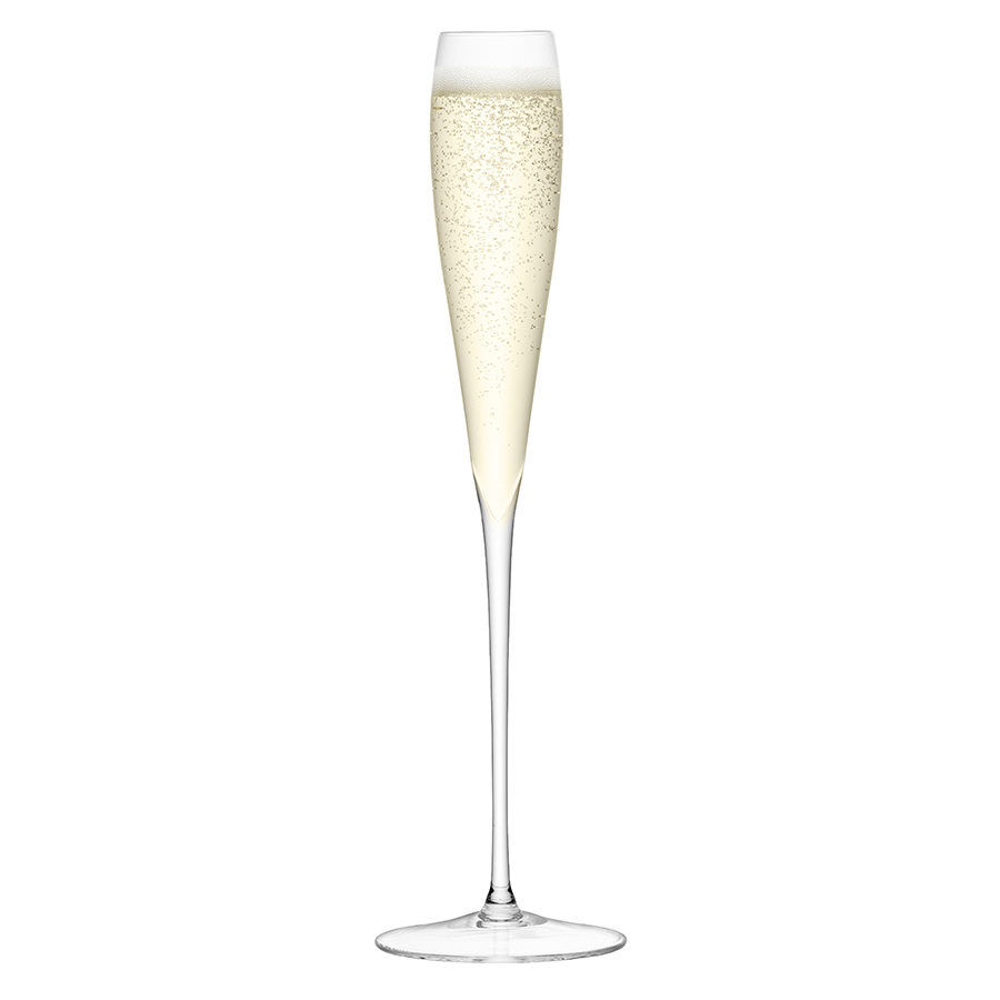 Набор из 2 высоких бокалов-флейт 100 мл Wine LSA INTERNATIONAL WINE 00-3863183 Прозрачный  - Вид №2