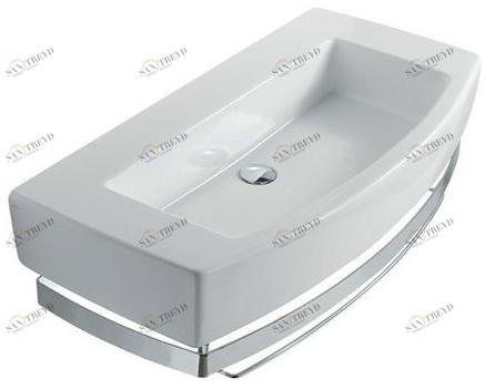 Подвесная раковина настенная овальная Galassia Sa.02 белая sun-id-1358043