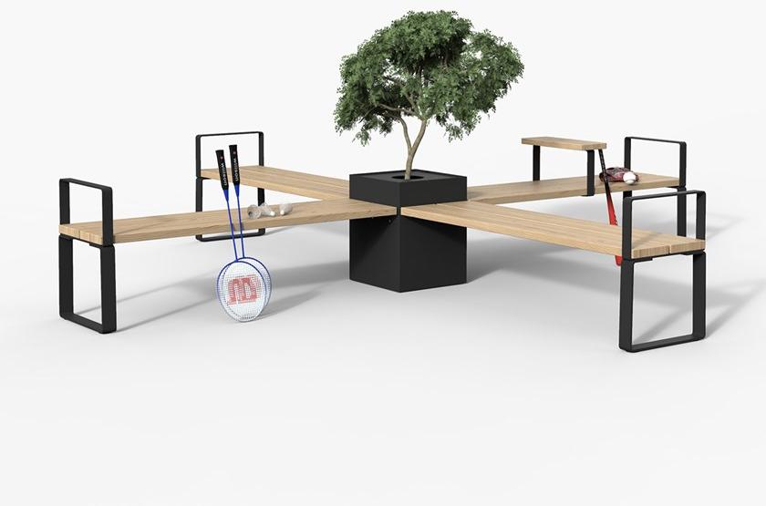 Nola Industrier Модульная скамья со спинкой sun-id-1394034 - Вид №10