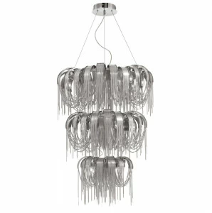 Подвесная люстра Crystal Lux Heat SP10+8+6 CRYSTAL LUX ДИЗАЙНЕРСКИЕ, HEAT 055848 Хром