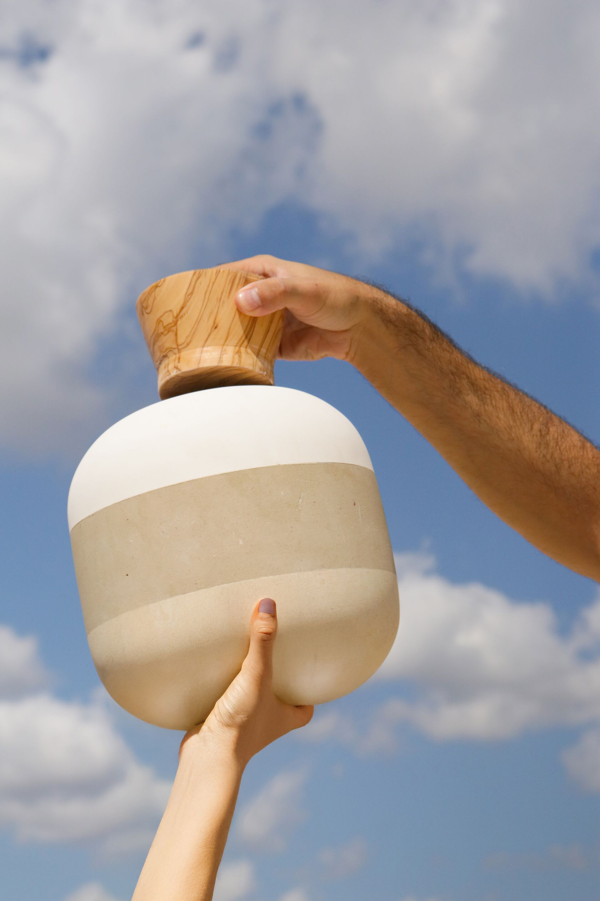 Контейнер для еды из камня Лечче и оливкового дерева PIMAR Rito ARCH-00114933 - Вид №1