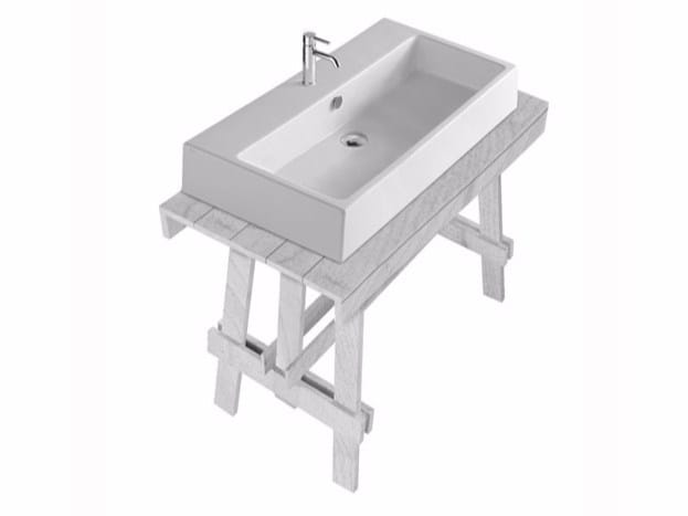 Консоль для умывальника из лиственницы Galassia плюс дизайн ARCH-00007874