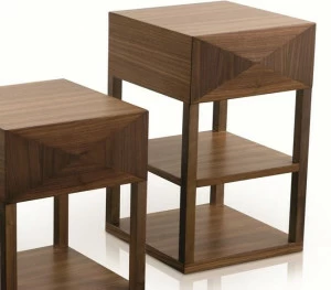 Treca Paris Квадратная тумбочка из дерева с ящиками