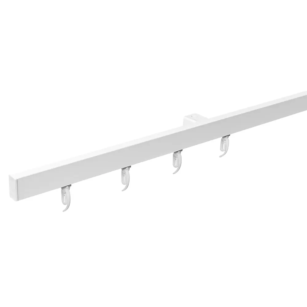 Карниз ARTTEX Facile для штор 160 см белый глянцевый 86603348 STLM-0070542