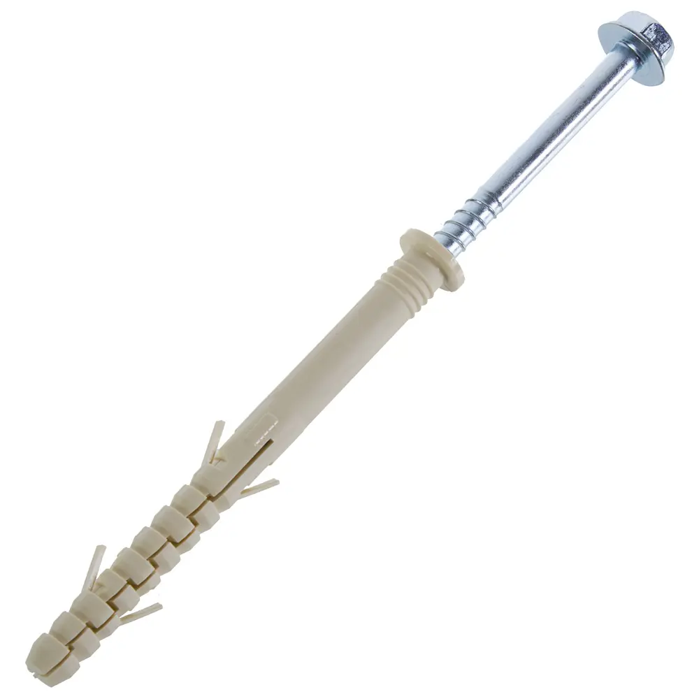 Дюбель Standers KAT FN 10х115 НЕХ, с шурупом, с ШГ, 4 шт. 14290352 STLM-2061351  - Вид №1