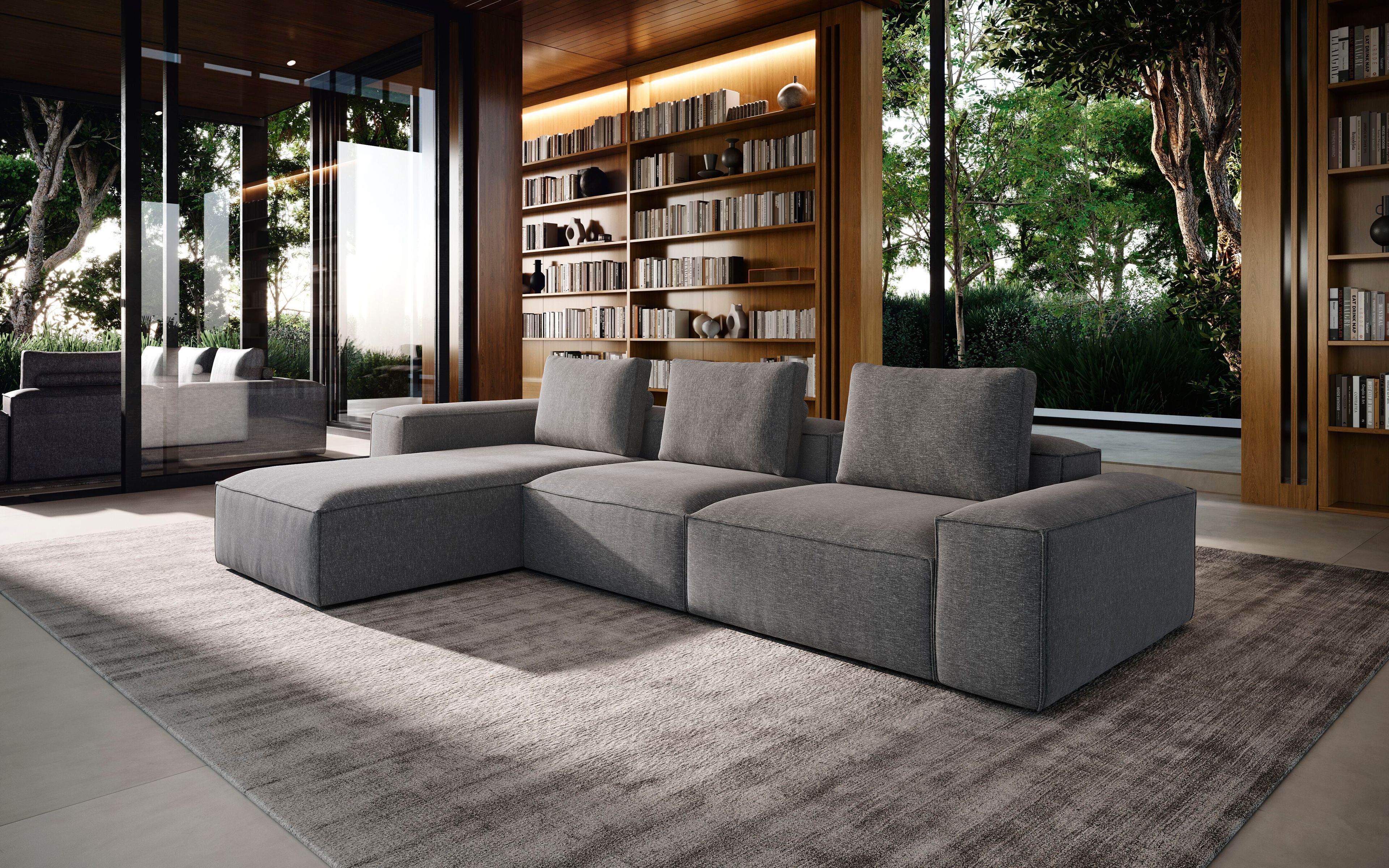 Секционный диван из ткани Felis Softliving ARCH-00129186 - Вид №7