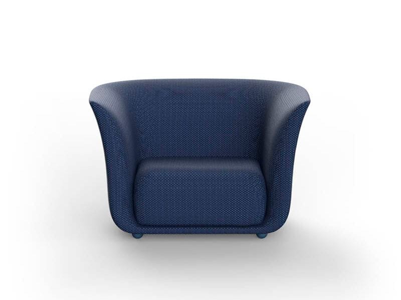 Тканевое садовое кресло с подлокотниками Vondom Suave ARCH-00129327