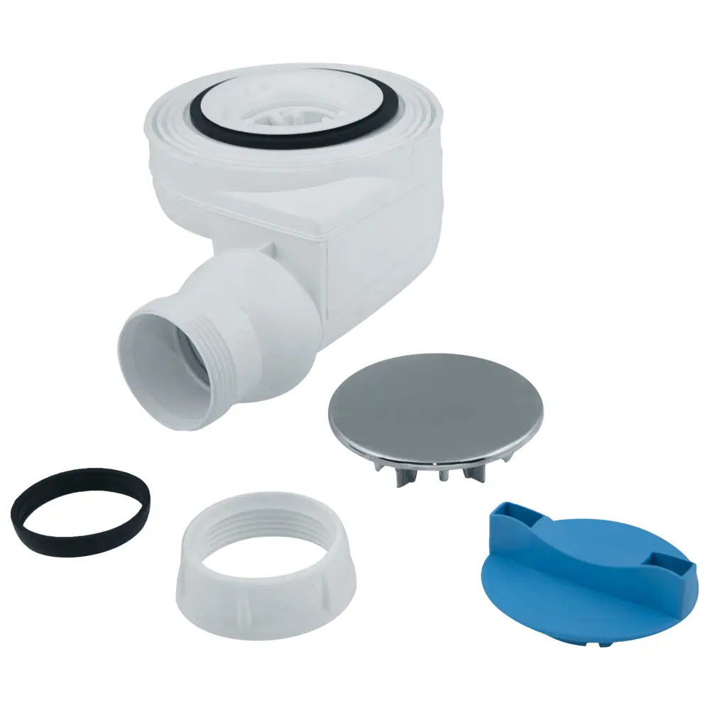 Сифон для душевого поддона с декоративной крышкой слив d 40 мм пластик SAS STLM-2016762 - Вид №1