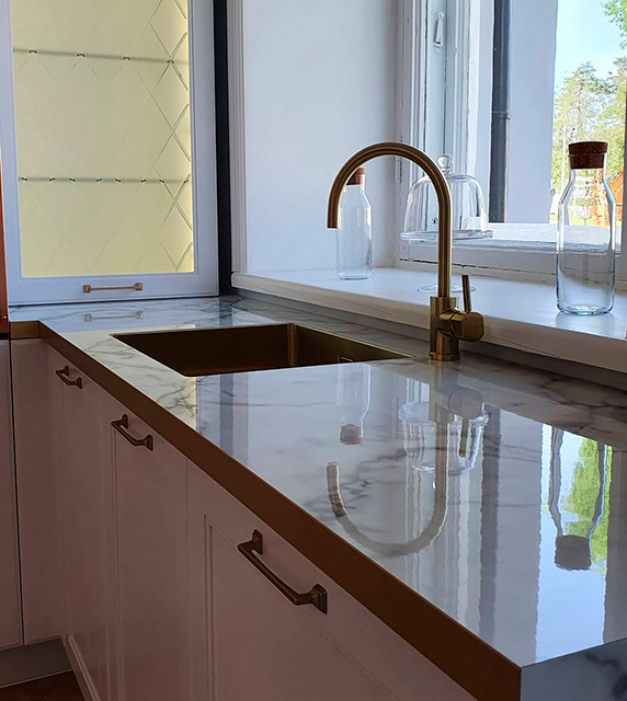 Столешницы для кухни - Мрамор бианко LIGRON LIST403 318 - Вид №28